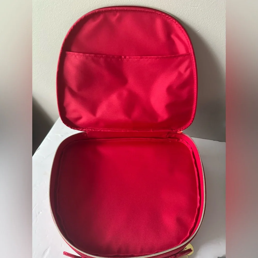 Estee‎ Lauder Red Polka Dot Cosmetic Bag